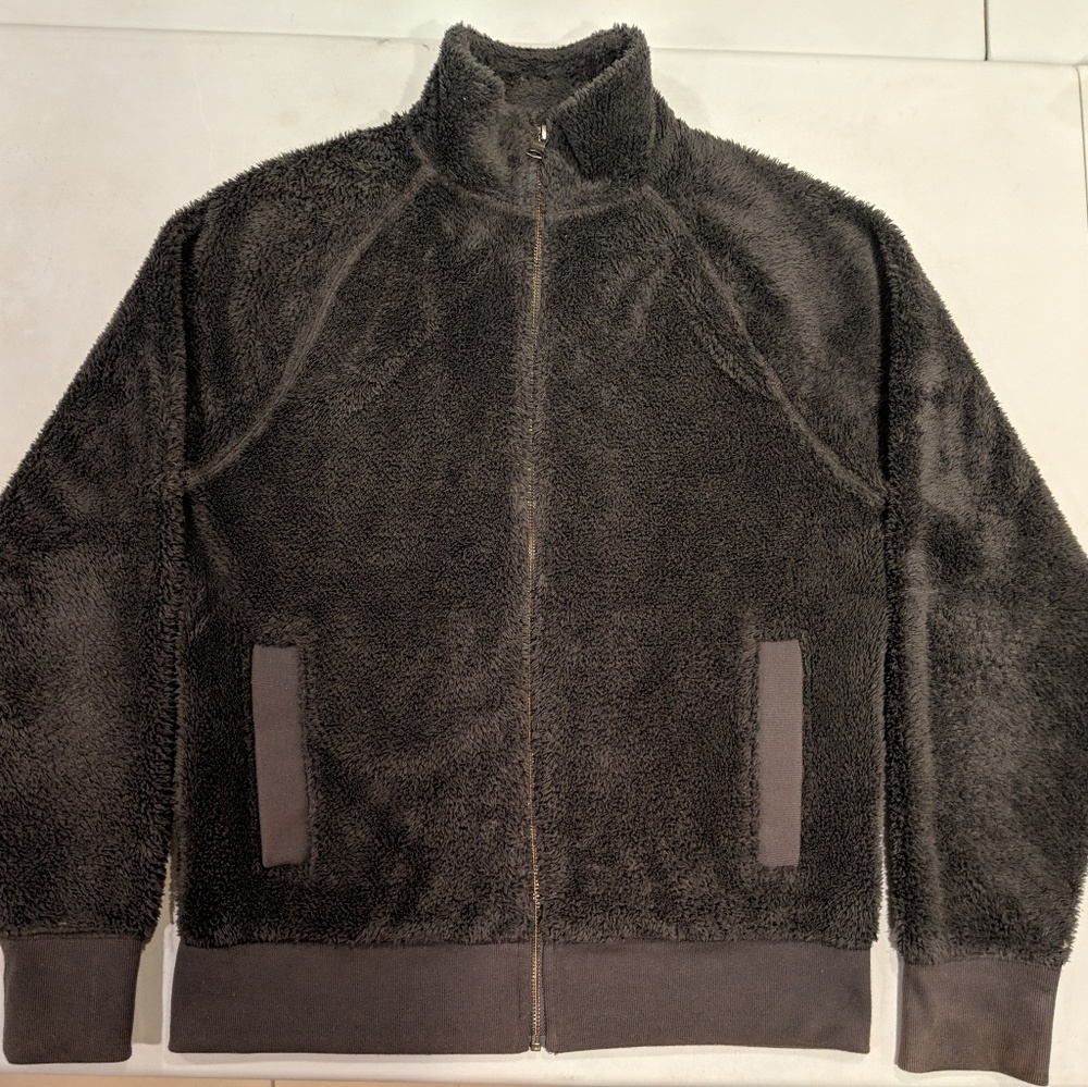 M Banana Republic Fur Full Zip Sweater